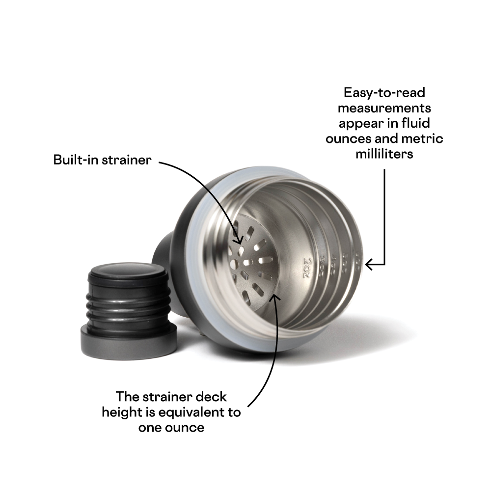 Cocktail Shaker Lid - Essential Travel Choice Carry